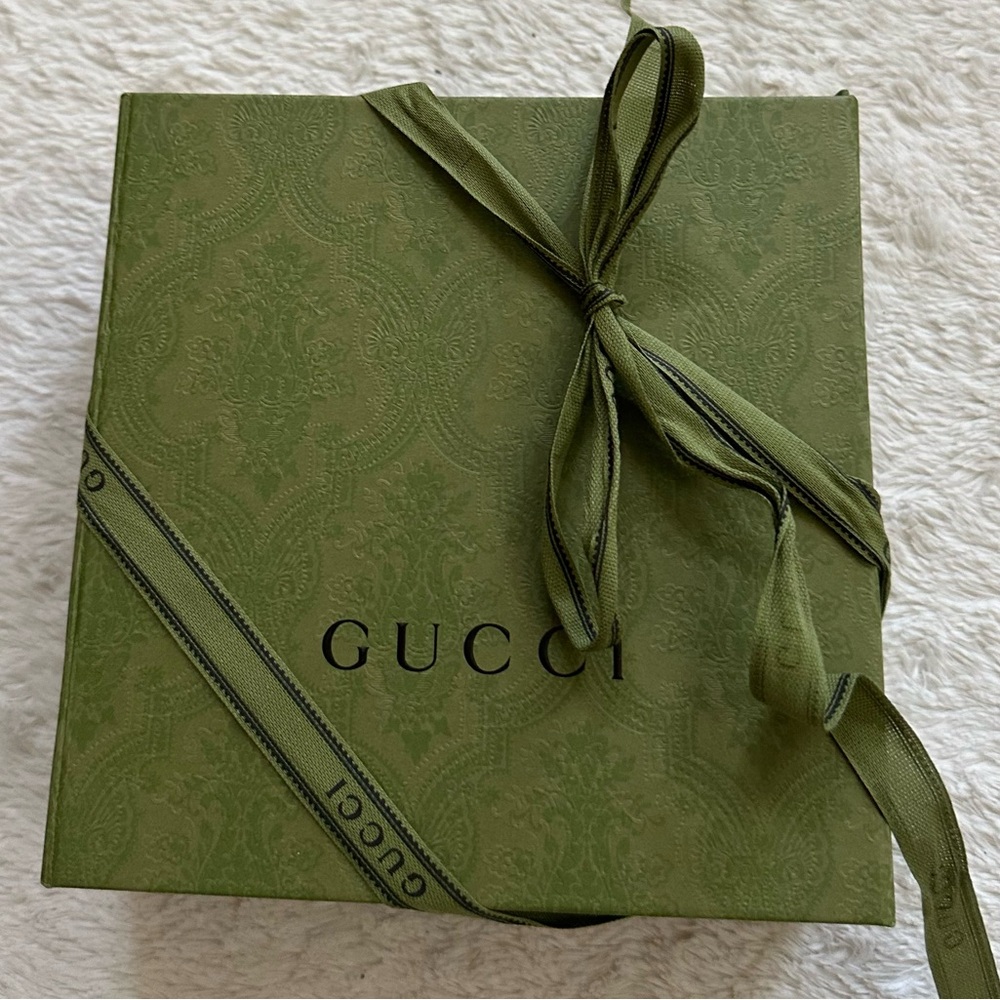 Gucci GG Marmont Leather Belt With Shiny Buckle sz 80 - Picture 12 of 15